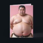 TARJETA SUMO WRESTLER FUNNY BIRTHDAY GRANDES GRANDES TARJE<br><div class="desc">SMO WRESTLER BIG BIRTHDAY WISHES</div>