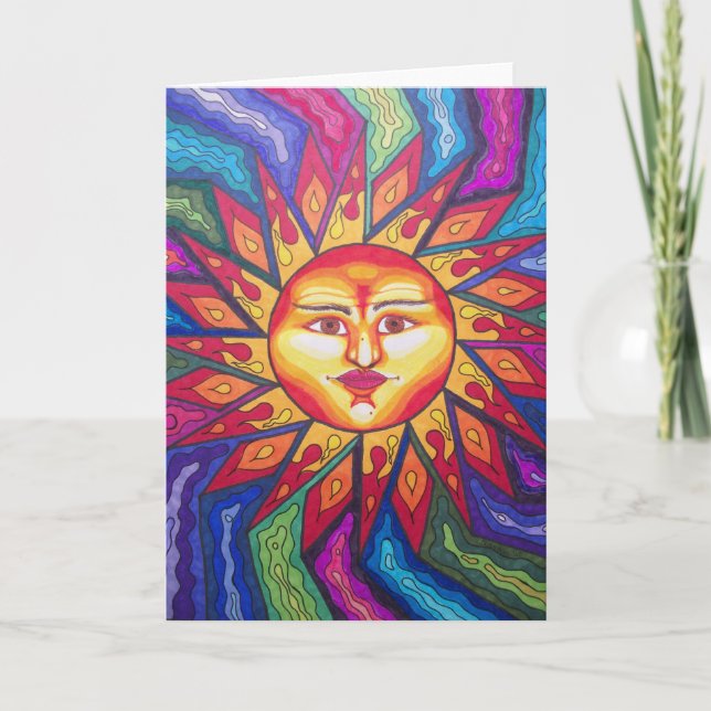 Tarjeta Sun aplanado (Anverso)