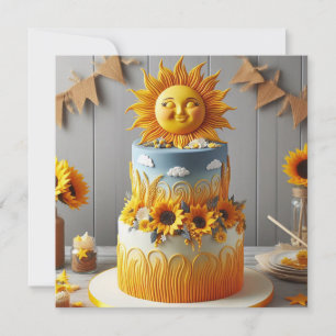 TARJETA SUN LUMINOSO Y SILLONES DECORADOS CUMPLEAÑOS