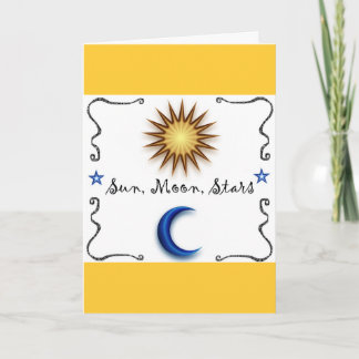 Tarjeta Sun Moon Stars