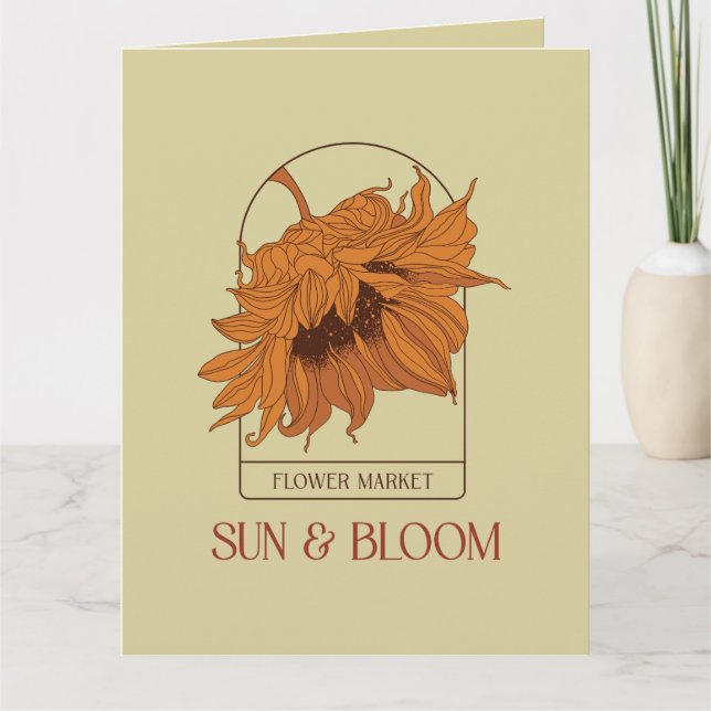 Tarjeta Sun y Bloom (Anverso)