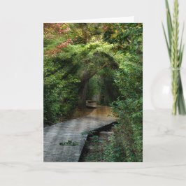 Tarjeta Sunbeams en la solidaridad de los bosques