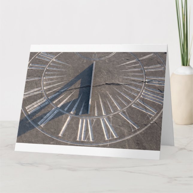 Tarjeta Sundial On Stone (Anverso)