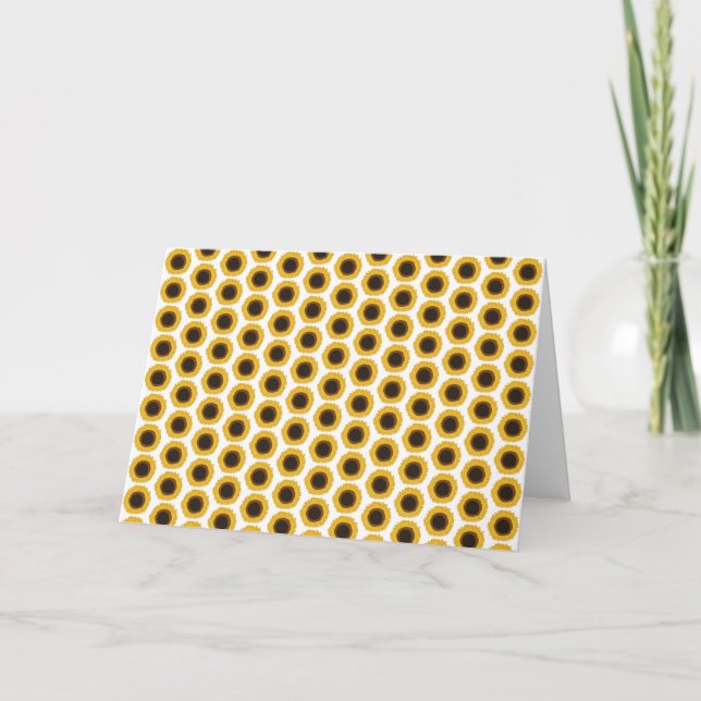 Tarjeta Sunflower (Anverso)