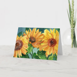Tarjeta Sunflower