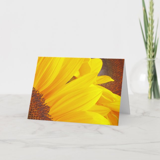 Tarjeta Sunflower (Anverso)