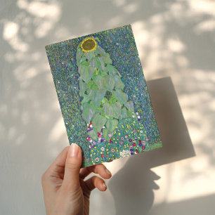 Tarjeta Sunflower Gustav Klimt