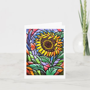 Tarjeta Sunflower Notecard