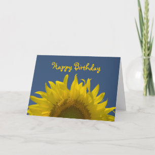 Tarjeta Sunflower Rising Happy Birthday