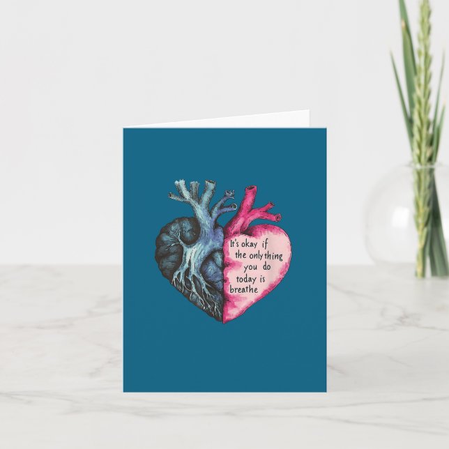 Tarjeta Sunflower Suicide Awareness  (Anverso)