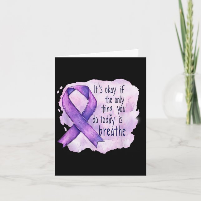 Tarjeta Sunflower Suicide Awareness  (Anverso)