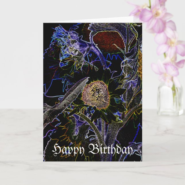 TARJETA SUNFLOWERS (Orquídea)