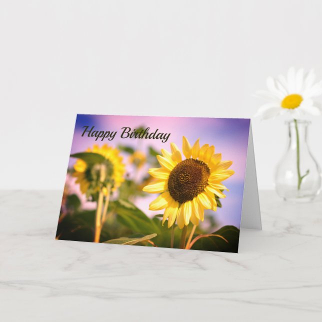 Tarjeta Sunflowers at RHS Wisley, Reino Unido (Planta pequeña)