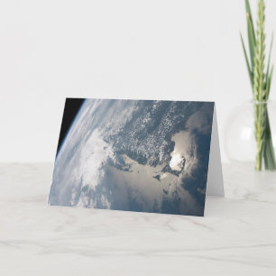 Tarjeta Sunglint En Las Aguas De La Tierra.