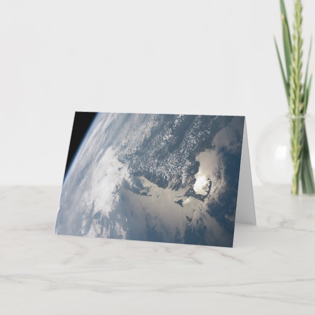 Tarjeta Sunglint En Las Aguas De La Tierra. (Anverso)