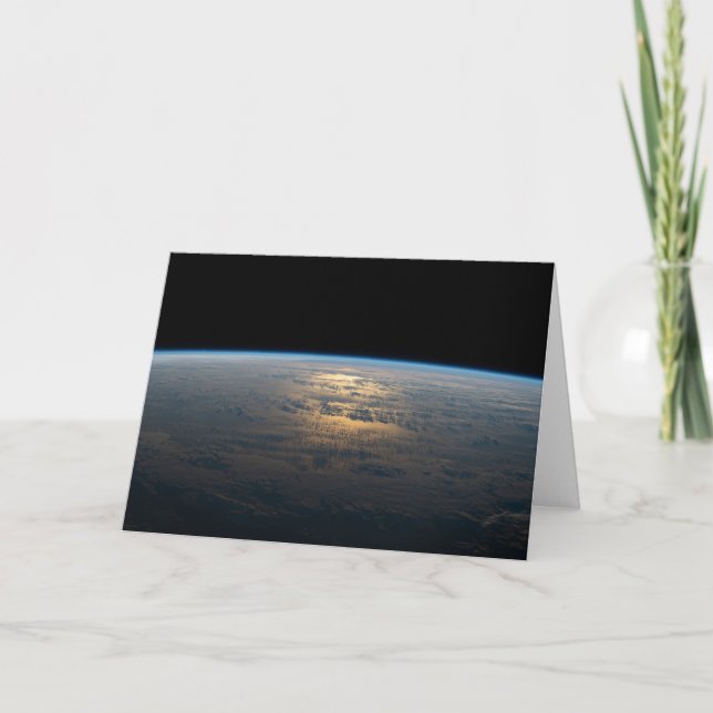 Tarjeta Sunglint Viene De Un Pacífico Sur Parcialmente Nub (Anverso)