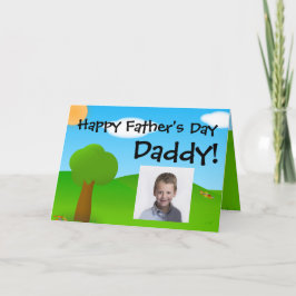 Tarjeta Sunny Day Daddy's Day Photo Greeting Card