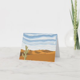 Tarjeta Sunny Desert Day Blank