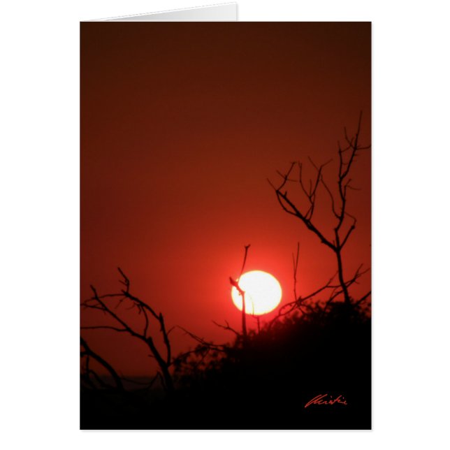 Tarjeta Sunrise (Frente)