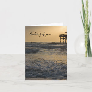 Tarjeta Sunrise and Paddleboard Thing of You Card