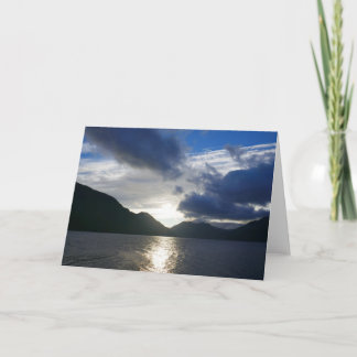 Tarjeta Sunrise at Lake Crescent