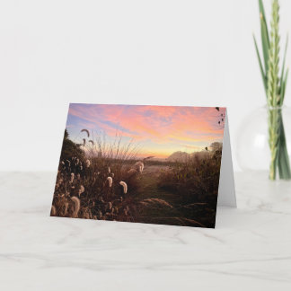 Tarjeta Sunrise at Midewin National Tallgrass Prairie