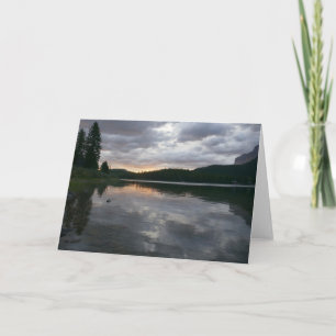 Tarjeta Sunrise at Swiftcurry Lake II