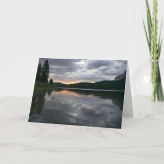 Tarjeta Sunrise at Swiftcurry Lake II