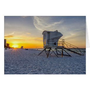 Tarjeta Sunrise Beach Lifeguard Station de Pensaco