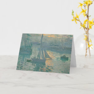 Tarjeta Sunrise (Marine) por Claude Monet