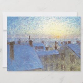 Tarjeta Sunrise over the Rooftops (por Eugène Jansson)