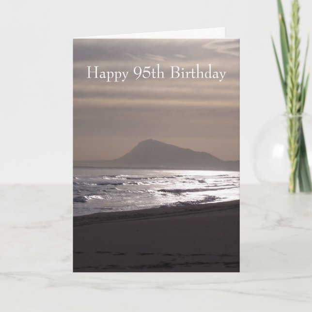 Tarjeta Sunrise Personalizada 95th Birthday (Anverso)