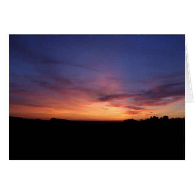 Tarjeta Sunset (Anverso (Horizontal))