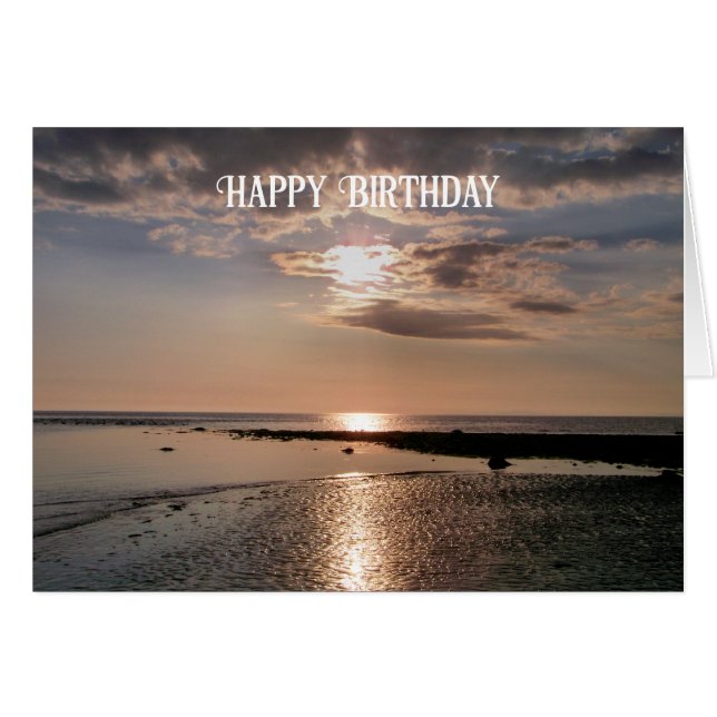 Tarjeta SUNSET (Anverso (Horizontal))