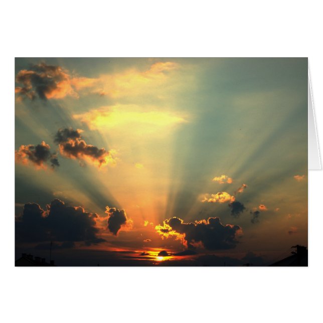 Tarjeta Sunset (Anverso (Horizontal))