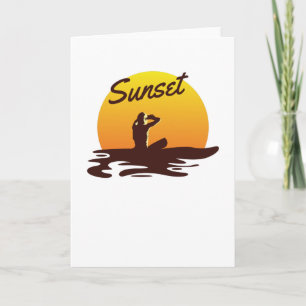 Tarjeta Sunset Beach