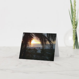 Tarjeta Sunset Beach, Treasure Island, Florida