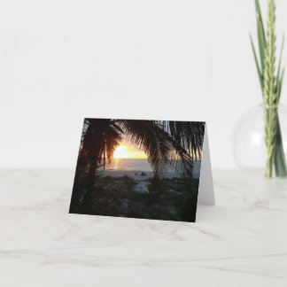 Tarjeta Sunset Beach, Treasure Island, Florida