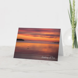 Tarjeta Sunset by the sea CC0156 Solidaridad