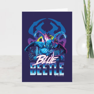 Tarjeta Sunset de Blue Beetle Retrowave City
