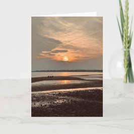 Tarjeta Sunset Dreams Blank Greeting