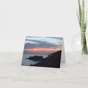 Tarjeta Sunset en Playa Potrero, Costa Rica