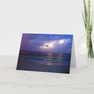 Tarjeta Sunset jamaiquino