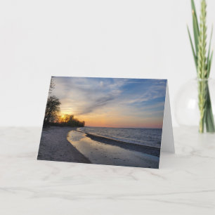 Tarjeta Sunset, Lago Erie, Ohio