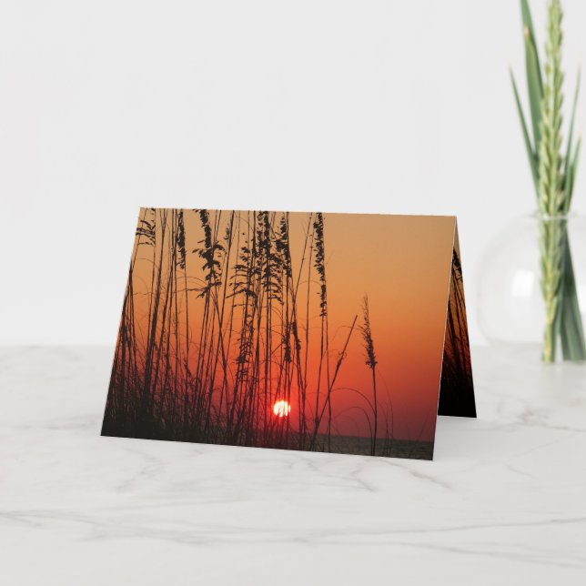Tarjeta Sunset perfecto - Personalizado (Anverso)
