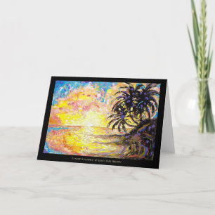 Tarjeta "Sunset-Romance" por James Paul Brown Greeting Car