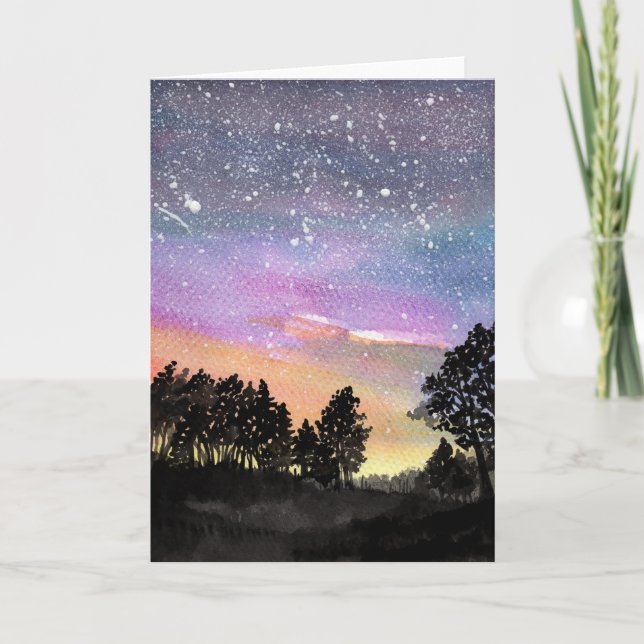 Tarjeta Sunset Woods (Anverso)