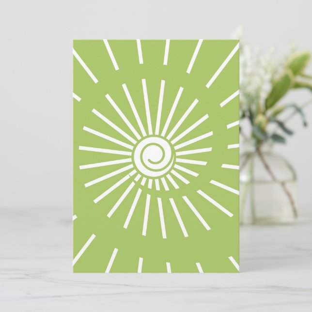 Tarjeta Sunshine 13 (Anverso de pie)