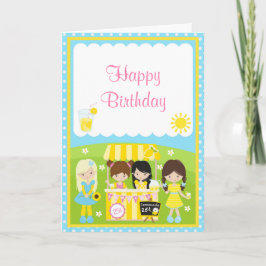 Tarjeta Sunshine and Lemonade Cumpleaños