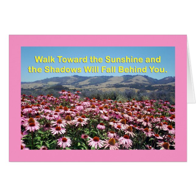 Tarjeta Sunshine and Shadows (Anverso (Horizontal))